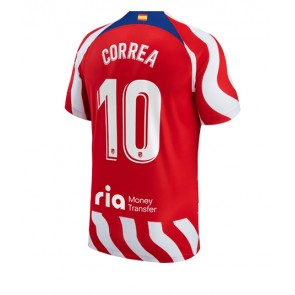 Atletico Madrid Angel Correa #10 Hemmatröja 2022-23 Kortärmad